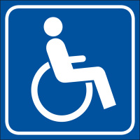 Anpassat för rullstol